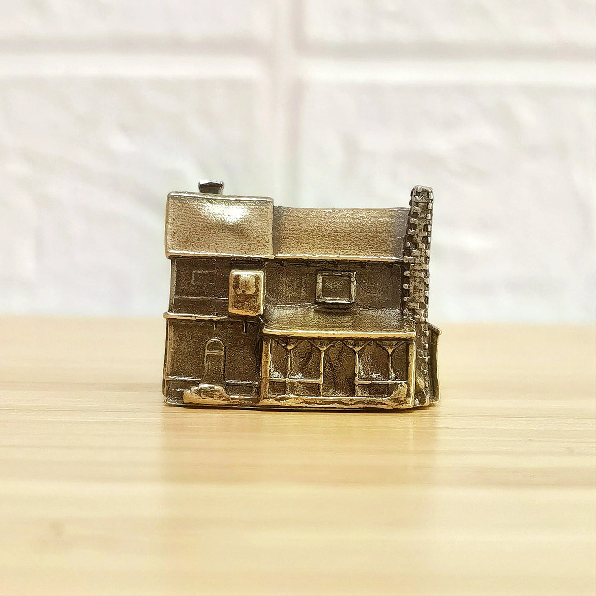 House of the Sacred Hearth – Antique Brass Home Symbol of Protection, Belonging, Peace & Sanctuary