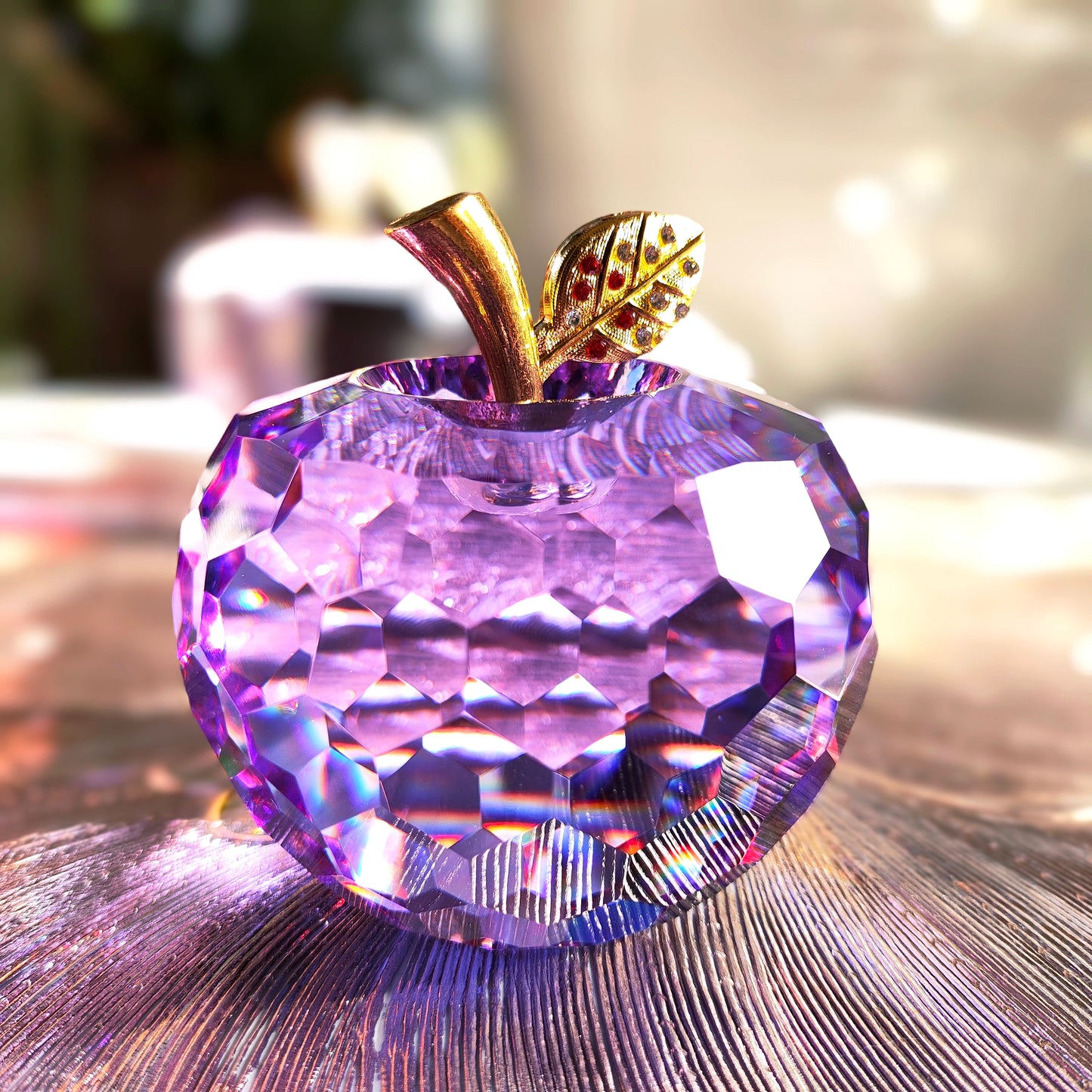 The Oracle Apple — Mystical Crystal Ornament