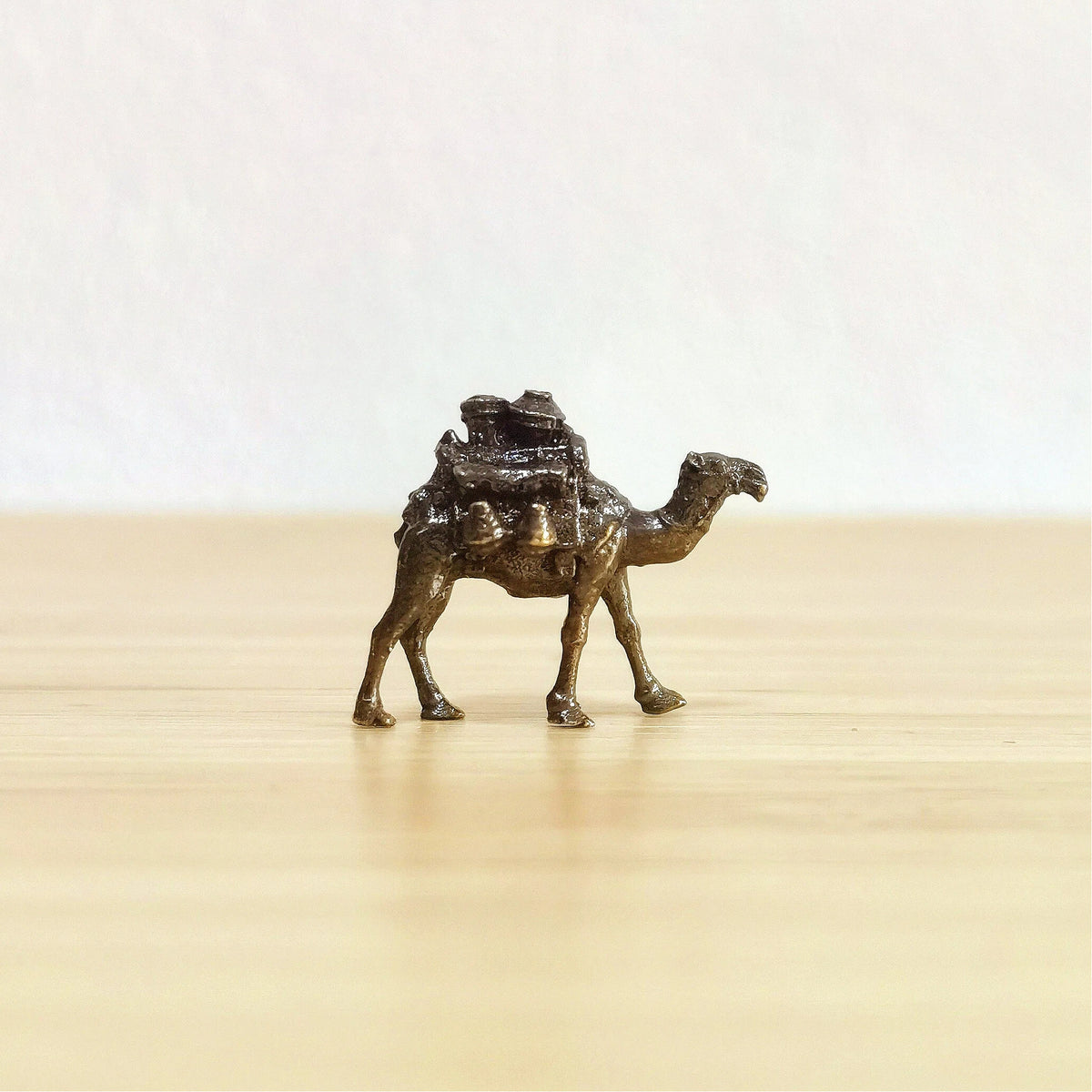 Ancient Brass Camel Caravan – Mystical Journey of Fortune, Abundance, Endurance & Destiny