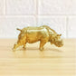 Mystic Brass Rhino – Symbol of Strength, Protection, Grounding & Resilience