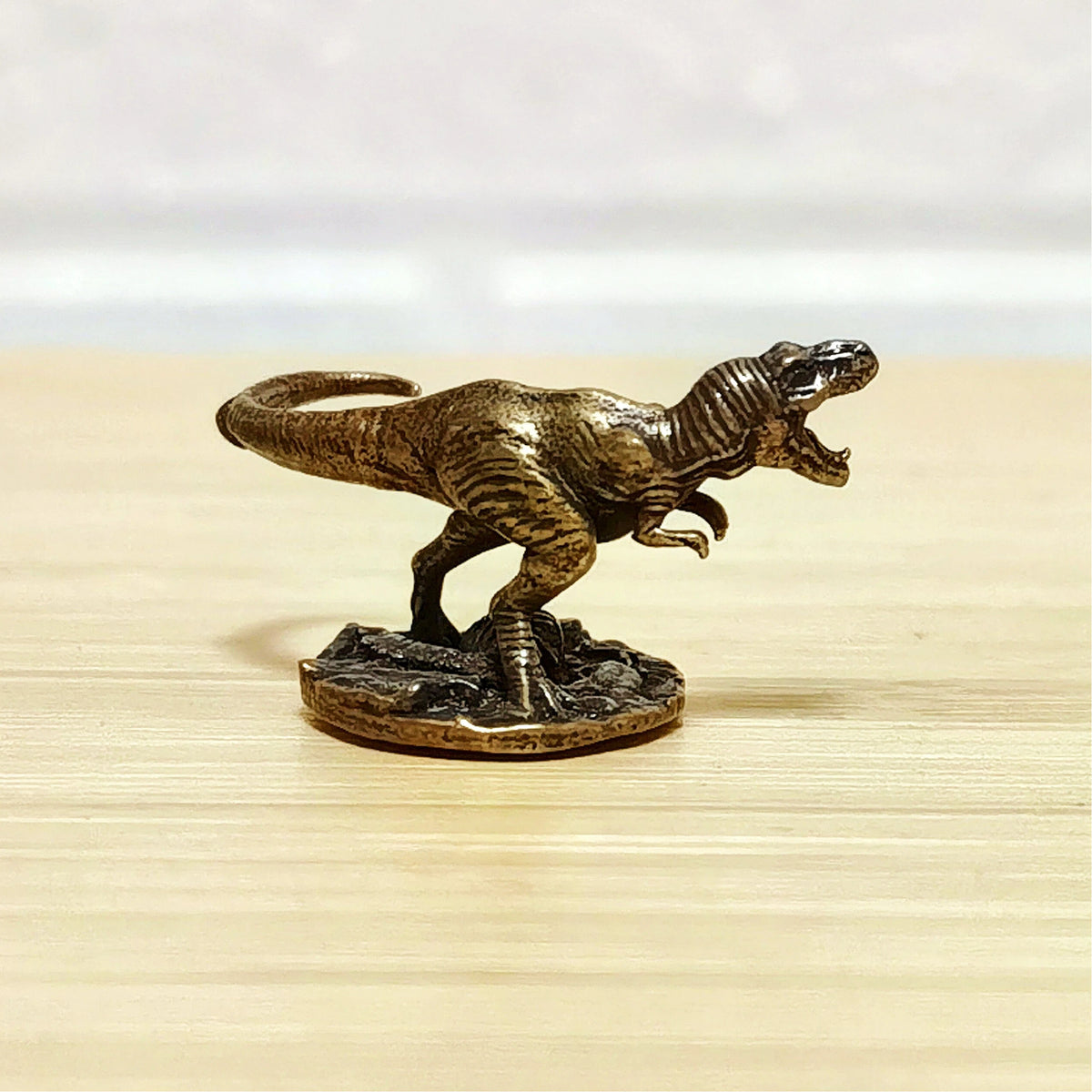 Primal Guardian Brass T-Rex – Ancient Symbol of Strength, Courage, Survival & Untamed Power