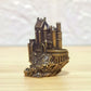 Castle of the Hidden Realm Brass Sculpture – Mystical Fortress of Ancient Magic, Secrets & Protection