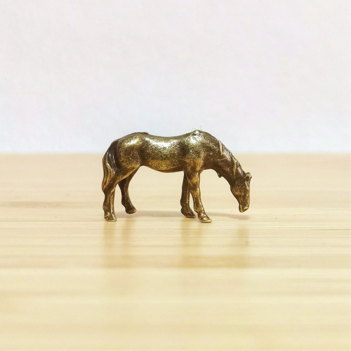 Wanderer's Path Brass Horse Talisman Set – Symbols of Freedom, Mystical Spirit Journey Figurines