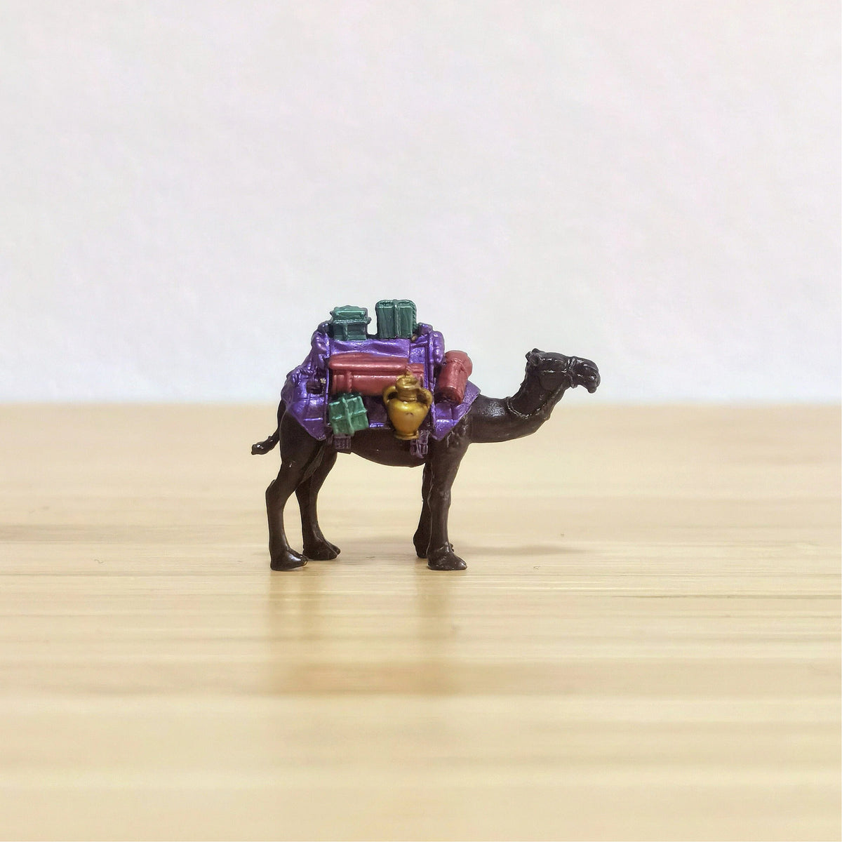 Caravan of the Hidden Path – Mystical Copper Camel Caravan Figurines, Ancient Desert Journey & Fortune Symbol