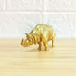 Mystic Brass Rhino – Symbol of Strength, Protection, Grounding & Resilience