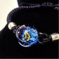 Moonlit Oracle – Celestial Galaxy Bracelet, Mystical Moon and Star Jewelry, Cosmic Talisman, Spiritual Gift