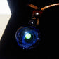 Cosmic Talisman Necklace – Celestial Galaxy Orb Pendant, Mystical Planet Amulet, Witchy Celestial Jewelry