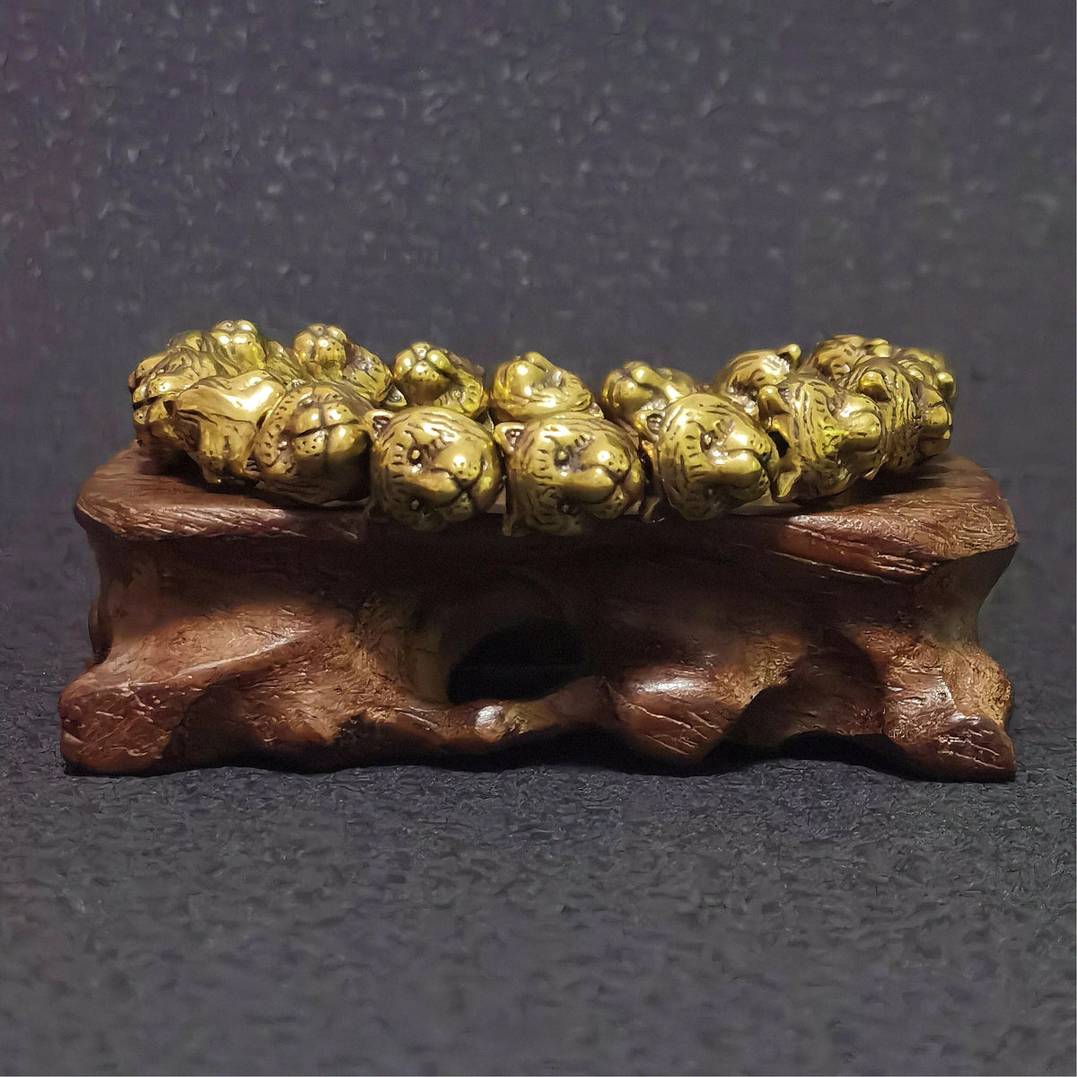 Circle of the Tiger Brass Bracelet – Mystical Talisman of Courage, Protection, Strength & Fearless Spirit