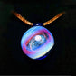 Threads of Destiny – Celestial Galaxy Orb Necklace, Mystical Cosmic Talisman, Astral Jewelry