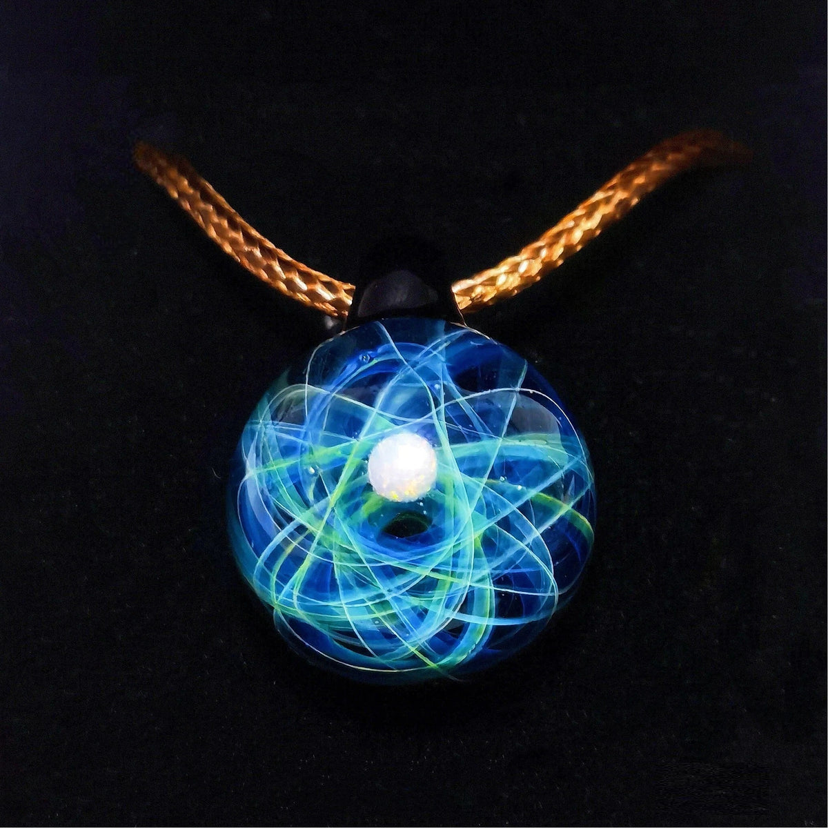 Celestial Weave – Mystical Galaxy Orb Necklace, Cosmic Talisman, Astral Amulet Jewelry