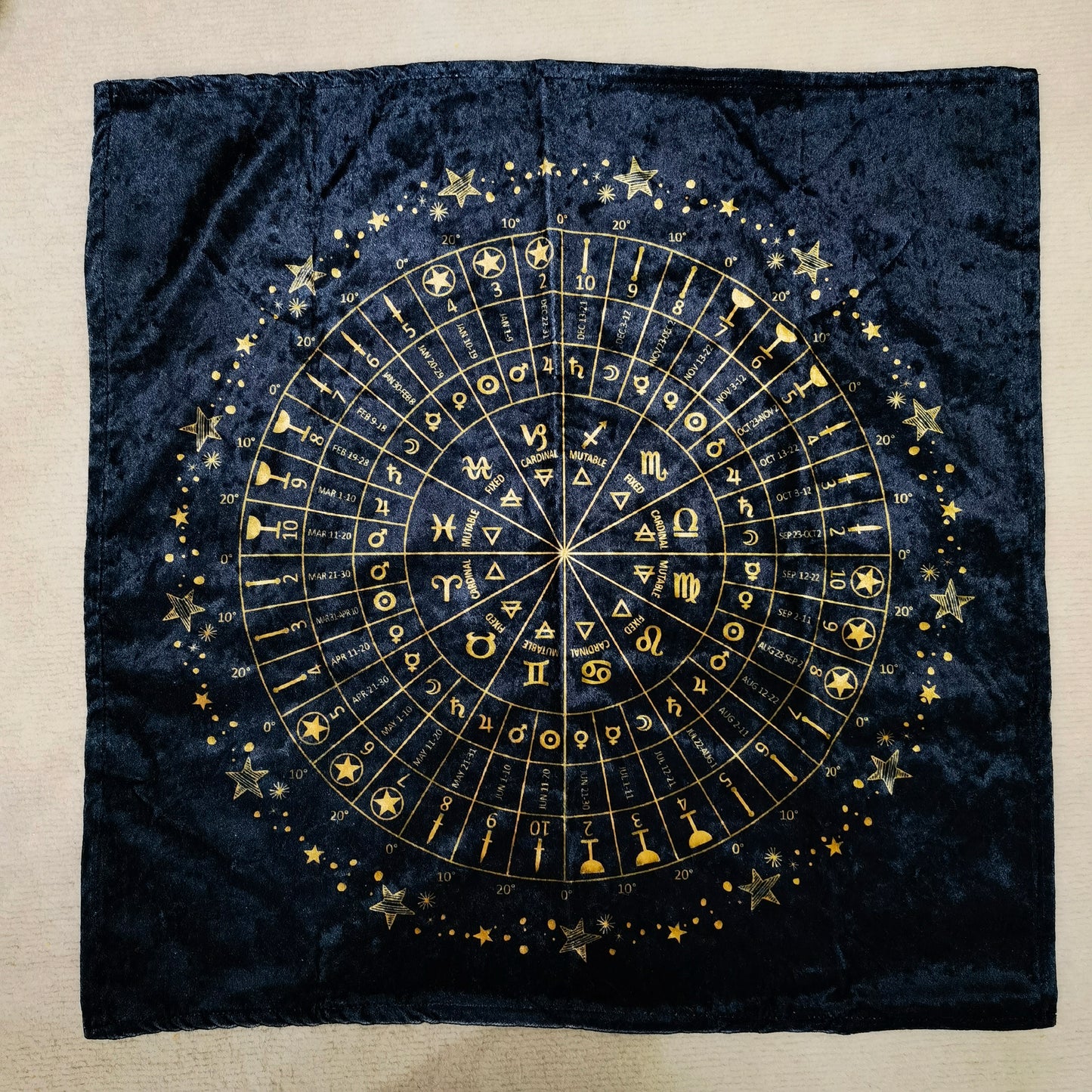 Star Wheel Reading Cloth