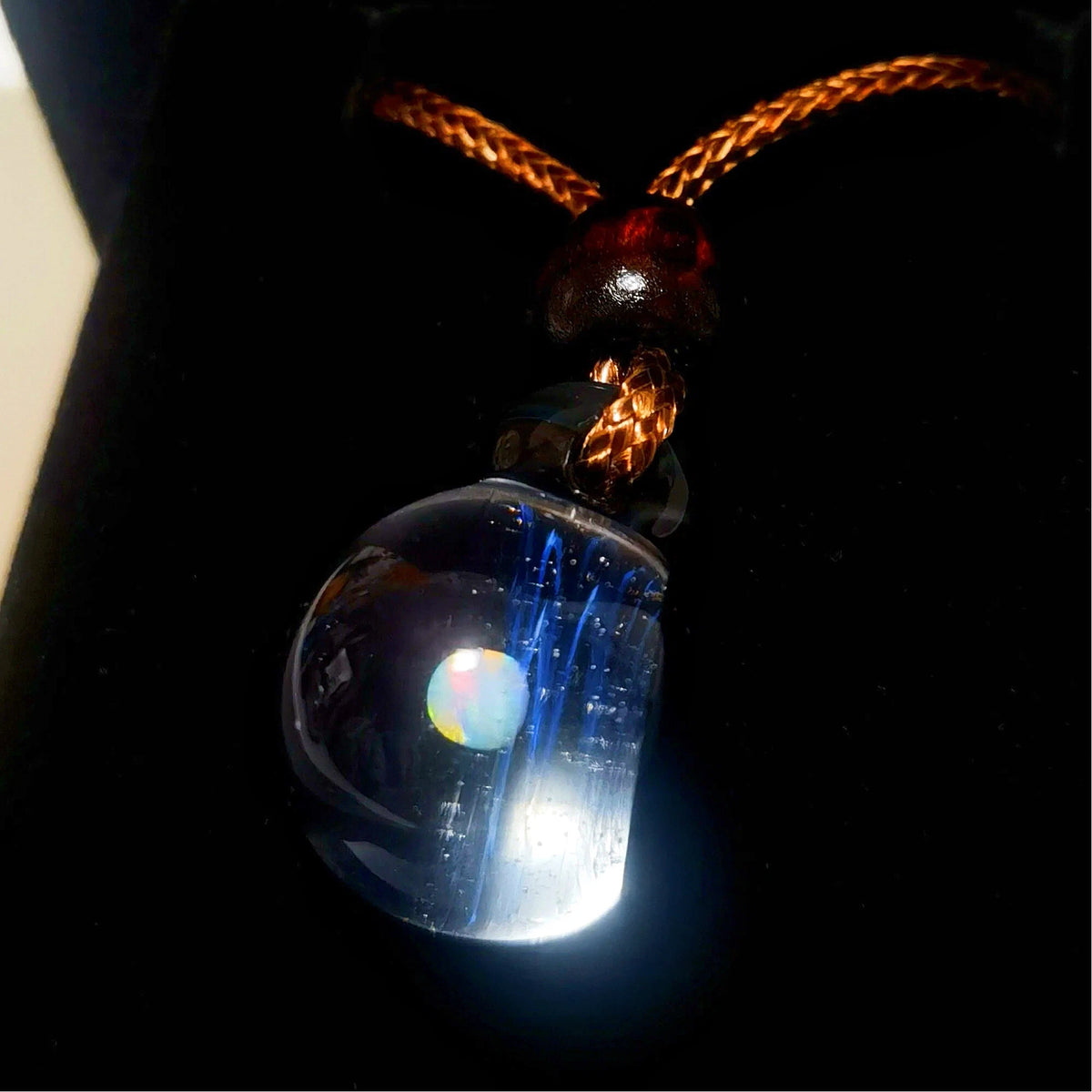 Astral Orbit Talisman Necklace – Celestial Galaxy Orb Pendant, Mystical Planet Amulet, Cosmic Jewelry