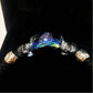 Celestial Orbit Galaxy Bracelet, Lunar Moon Glass Jewelry, Astral Planet Bracelet, Mystical Cosmic Jewelry, Stargazer Gift