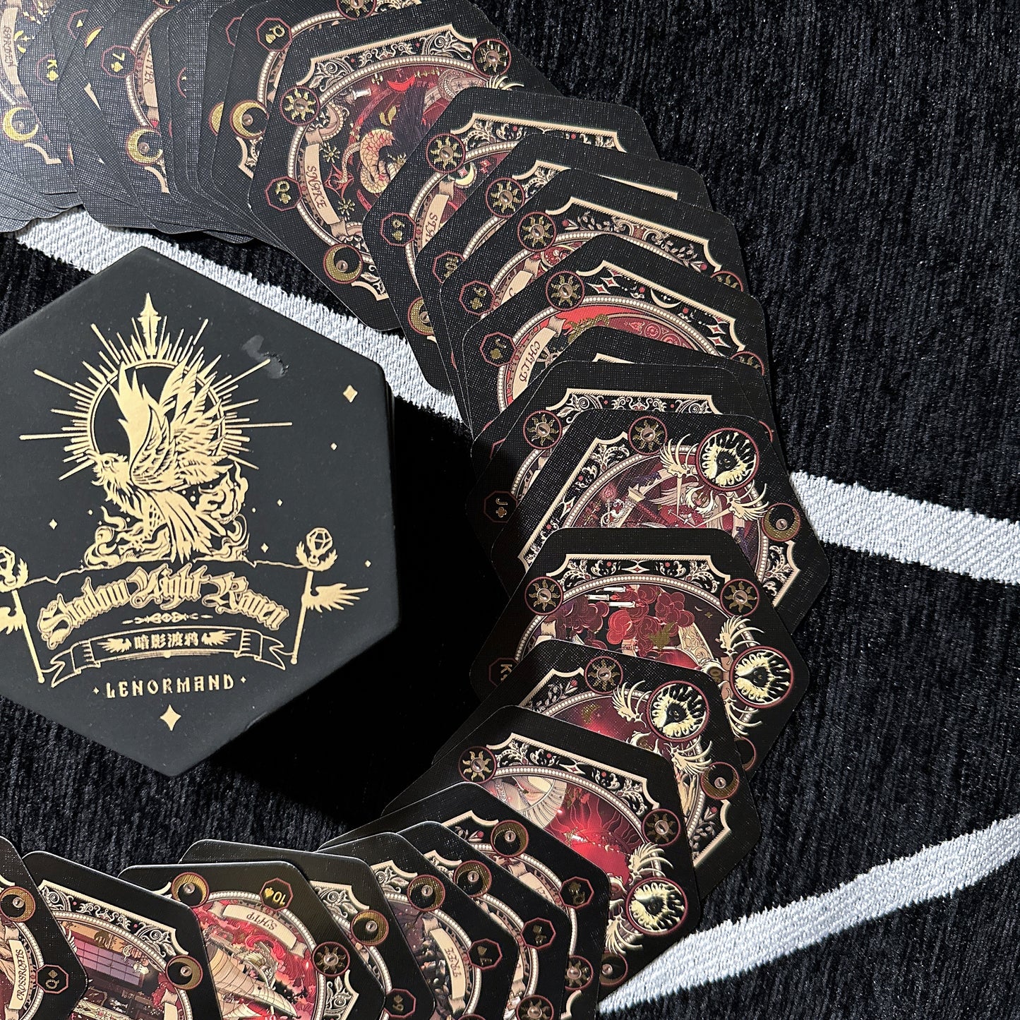 Shadow Night Raven Lenormand
