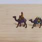 Caravan of the Hidden Path – Mystical Copper Camel Caravan Figurines, Ancient Desert Journey & Fortune Symbol