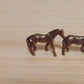 Wanderer's Path Brass Horse Talisman Set – Symbols of Freedom, Mystical Spirit Journey Figurines