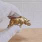 Mystic Brass Rhino – Symbol of Strength, Protection, Grounding & Resilience
