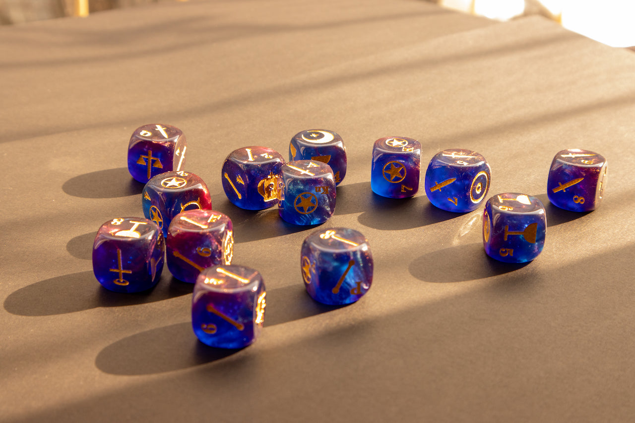 Ragnarok -- Sunset Sea Tarot Dice