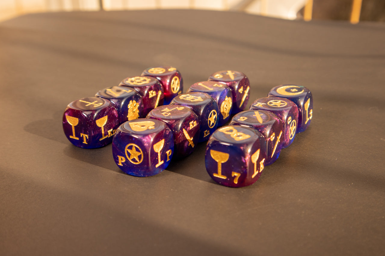 Ragnarok -- Sunset Sea Tarot Dice