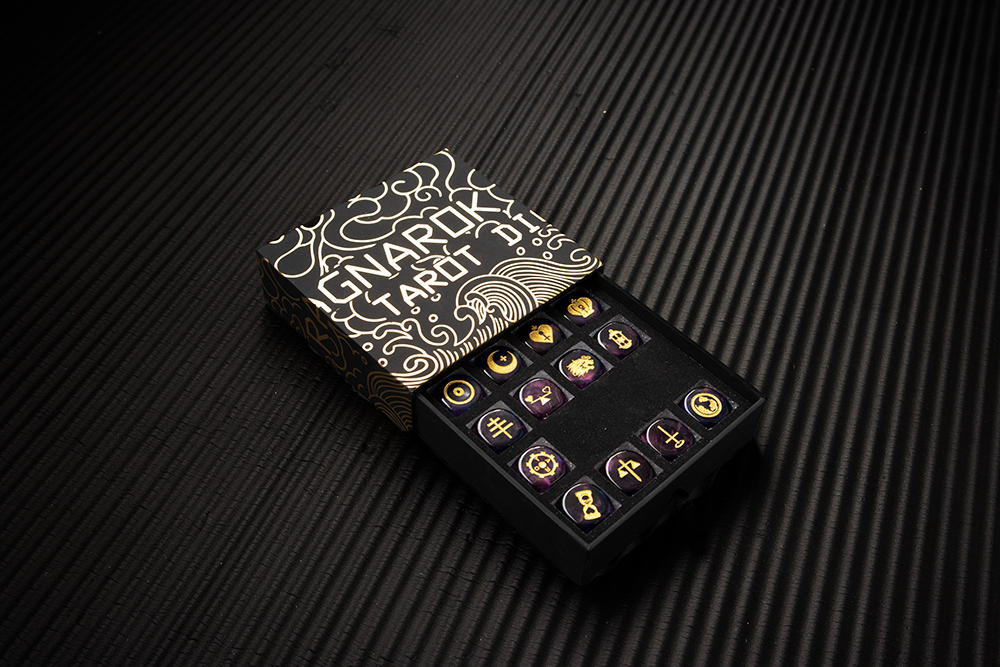 Ragnarok -- Sunset Sea Tarot Dice