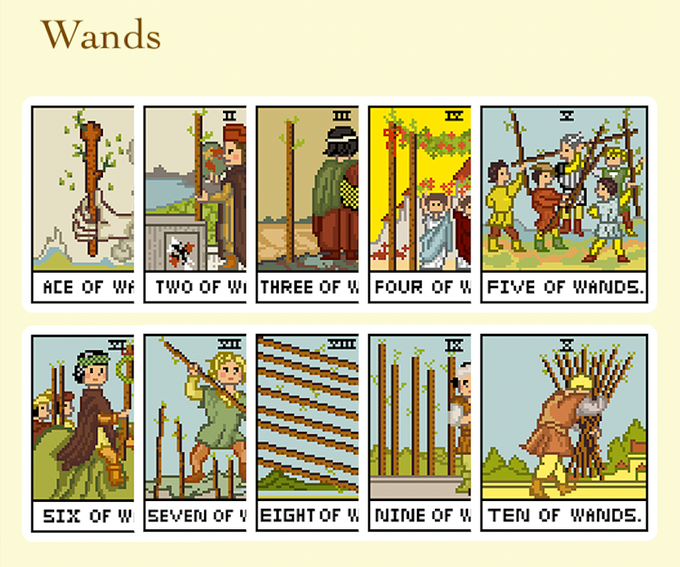 8-Bit Fantasy Tarot